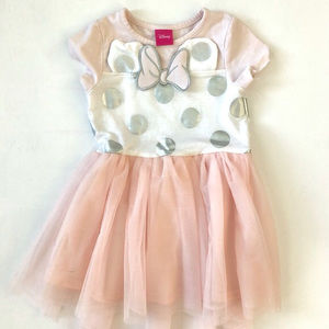 Disney Pink Tulle Minnie Mouse Dress 3T